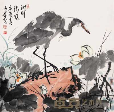 焦可群 花鸟 软片 67×68cm